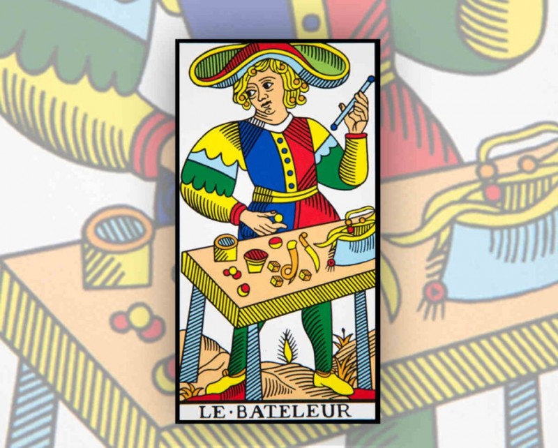 Signification de la carte du Bateleur tirée à l'endroit dans un tirage !